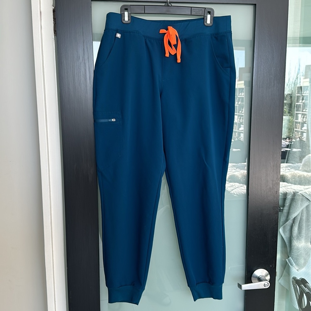 Figs Limited Edition Deep Coral Joggers
